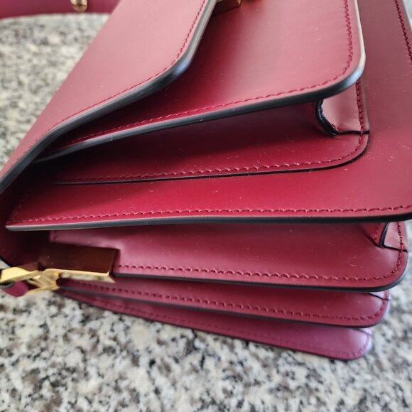 NWT-MARNI TRUNK BAG CALF SKIN MEDIUM ❤️ (#81) - Picture 7 of 15